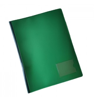 Dossier Plastico 2000 c/Mola 134PL Verde Opaco