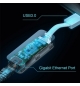 Adaptador USB 3.0 para Ethernet Gigabit Branco