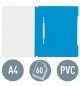 Classificador Capa Transparente Azul Claro Leitz 4191 25un