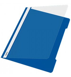 Classificador Capa Transparente Azul Escuro Leitz 4191 25un