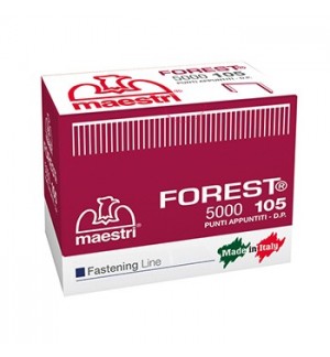 Agrafo 105 Forest (5mm) para Rocamatica 114 Cx. 5000un