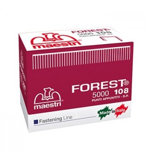 Agrafo 108 Forest (8mm) para Rocamatica 114 Cx. 5000un