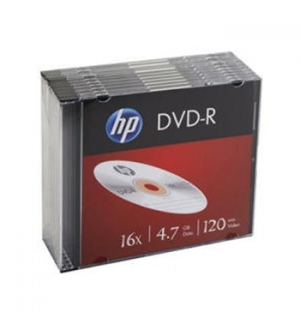 DVD-R 4.7GB 16x HP Slim Case 10un