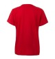 T-Shirt Criança Algodão 155g Vermelho Tamanho 1/2 Pack 2un