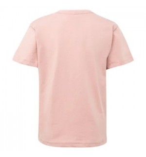 T-Shirt Criança Algodão 155g Rosa Pastel Tamanho 5/6 Pack2