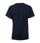 T-Shirt Criança Algodão 155g Azul Navy Tamanho 12/14 Pack2
