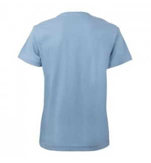 T-Shirt Criança Algodão 155g Azul Fog Tamanho 3/4 Pack2