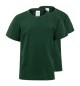 T-Shirt Criança Algodão 155g Verde Garrafa Tam 9/11 Pack2