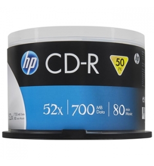 CD-R HP 700Mb 52x 80min Spindle Pack 50