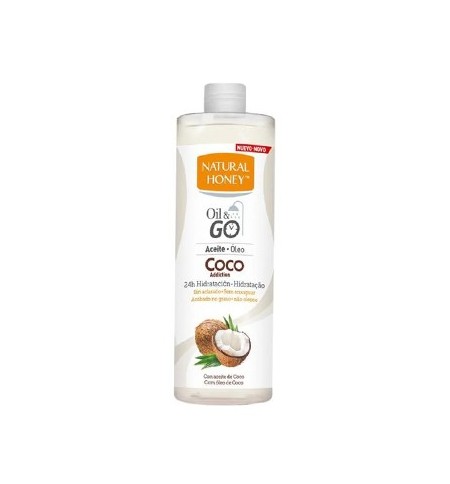 Óleo Corporal Oil & Go Natural Honey Hidratante Coco 300ml