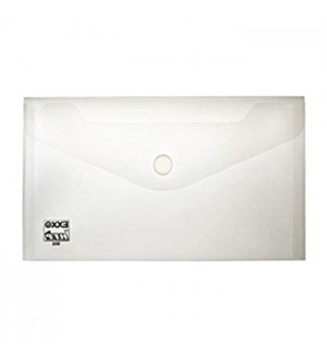 Bolsa Envelope DL com Fecho Velcro Plástico Transp. 10un