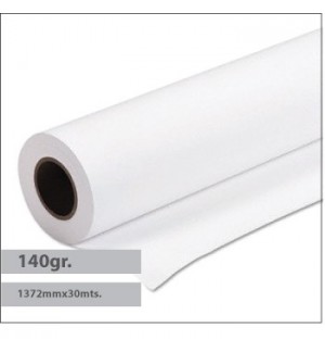 Papel Premium Coated 140gr 1372mmx30mts - 1 Rolo