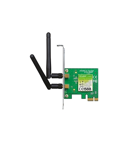 Placa Rede PCIe Wireless TP-LINK TL-WN881ND 300Mbps