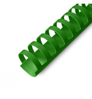 Argolas PVC Encadernar 18mm Verde 140 Folhas 100un