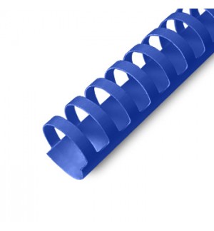 Argolas PVC Encadernar 19/20mm Azul 165 Folhas 100un