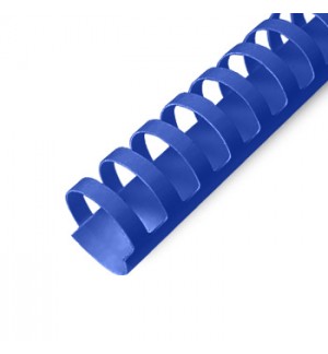 Argolas PVC Encadernar 22mm Azul 195 Folhas 100un