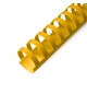 Argolas PVC Encadernar 25mm Amarelo 240 Folhas 50un