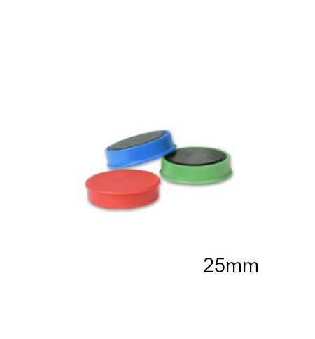 Magnetos 25mm Cores Sortidas Pack 10un (kf02643)