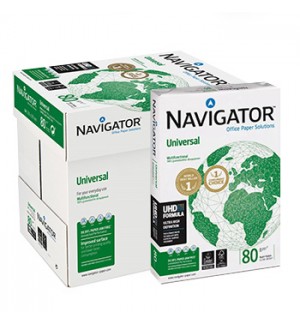 Papel 080gr Fotocopia A3 Navigator Premium 5x500Fls