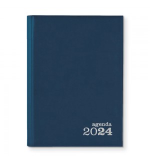 Agenda Diária 2024 Basic A5 Azul