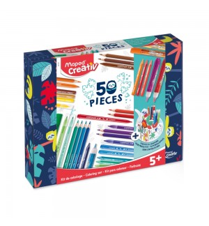 Kit Colorir 50 Peças