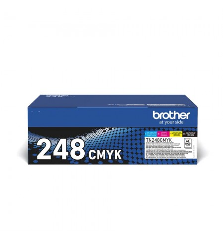 Pack Toners Brother TN-248VAL 4 Cores 1000 Pág.