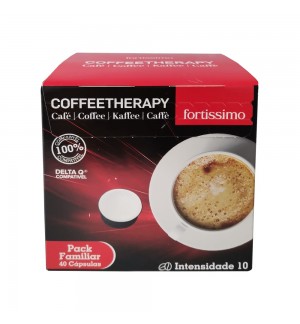 Café Cápsulas p/Delta Q CoffeeTherapy Fortissimo 40un