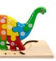 Puzzle Animais com Números Dinossauro Ambarscience