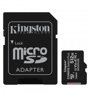 Cartão Memória micSDXC 512GB KINGSTON Canvas Select Plus
