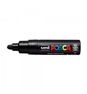 Marcador Uniball Posca PC-7M 4,5mm Preto (24) 1un