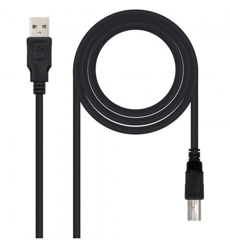 Cabo USB-A 2.0 Macho / USB-B Macho 1,8m