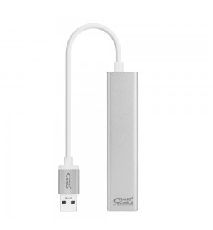 Adaptador USB-A 3.0 para Ethernet Gigabit + 3 Portas USB-A