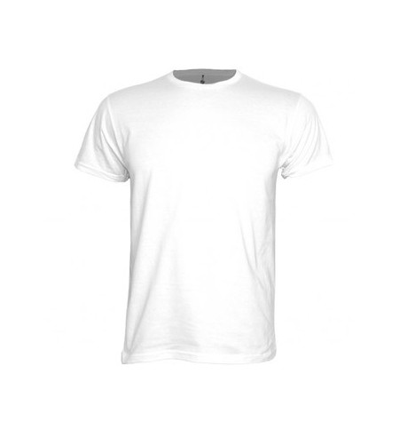 T-Shirt Criança Algodão 155g Branco Tamanho 3/4