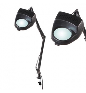 Candeeiro com lente em vidro de 3 dioptrias 