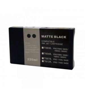 Tinteiro Compatível Epson T5678 Preto Matte C13T567800 220ml