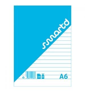 Bloco Notas Smart Office A6 Pautado 60gr 100 Folhas 