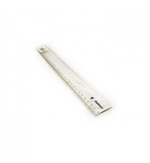 Regua Plastico Cristal SmartD 30cm -1 un