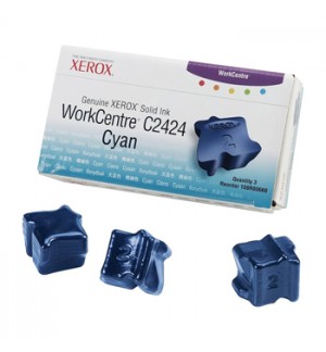 Pack Tinta Sólida Compatível Xerox Azul 108R00660 3un