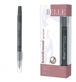 Esferografica Gel EK Belle 05mm Preto - 1unid