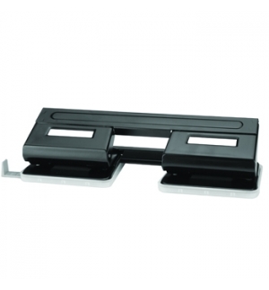 Furador 4 Furos Eagle 10 Folhas com guia Cinza 