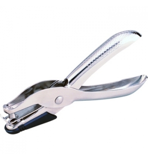 Furador 1 Furo Eagle 6 Folhas Prata 