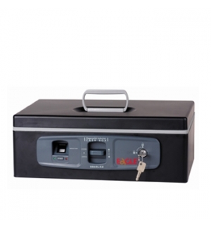 Cofre Eletronico 375x270x140 Eagle (Finger Print) Preto 