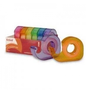 Fita Adesiva c/Dispensador 127mts Eagle (Expositor 6 un) 