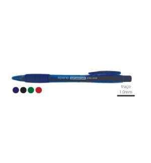 Esferografica Ball Point 10 Epene (Retractil) Verde-1un 
