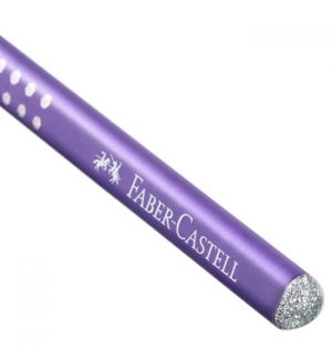 Lápis Grafite 1B Faber-Castell Sparkle Pearl Púrpura