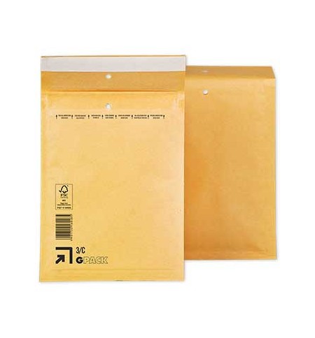 Envelope Almofadado 150x215mm Kraft Nº0 3/C 10un