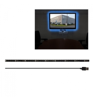 Conjunto com Faixa LED RGB Flexvel com Efeitos USB 