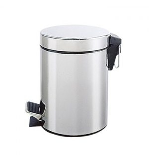 Cesto Papeis Metalico c/ Pedal 6 Litros 