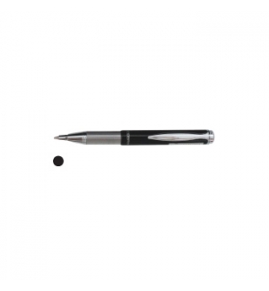 Esferografica Telescopica com estojo corpo Preto 