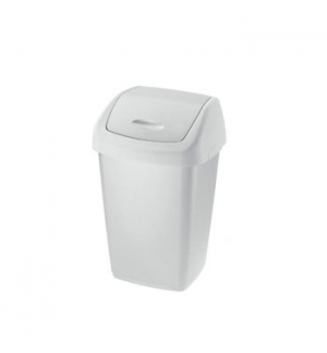 Papeleira Tampa Basculante 10 Litros Branco 